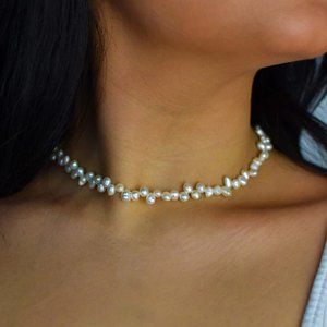 Natural freshwater pearl necklace 45 cm